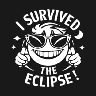 I Survived The Eclipse Funny Eclipse 2024 shirt -Eclipse Tee T-Shirt