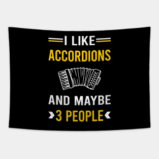 3 People Accordion Accordionist Tapestry