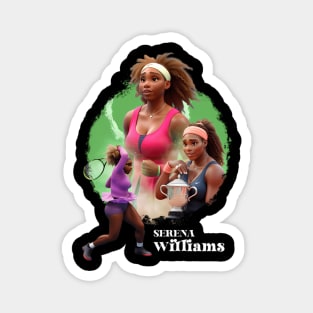 Serena Williams Cartoon Anime Magnet