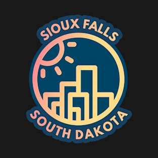 Sioux Falls South Dakota badge T-Shirt
