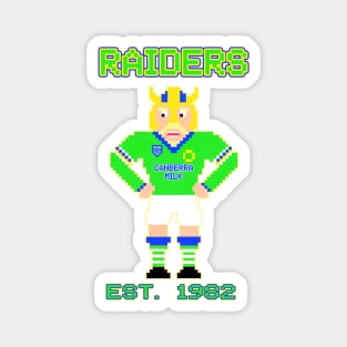 Canberra Raiders - 8 Bit Pixel Art - EST. 1982 Magnet