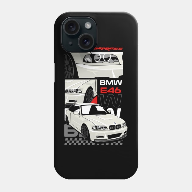 Bmw E46 Lover Phone Case by OrigamiOasis