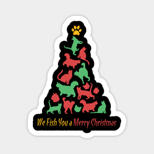 We Fish You a Merry Christmas Magnet