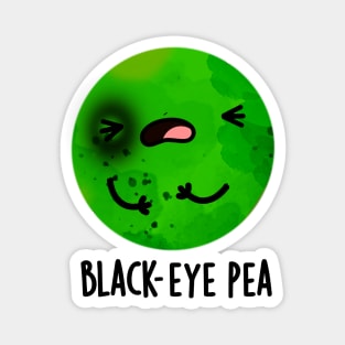 Black Eye Pea Cute Veggie Pun Magnet