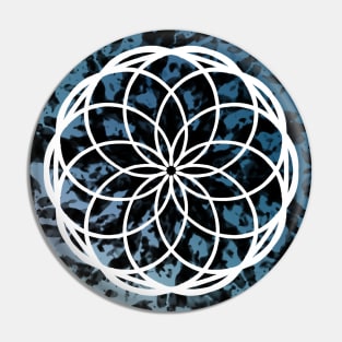 Midnight Mandala Pin