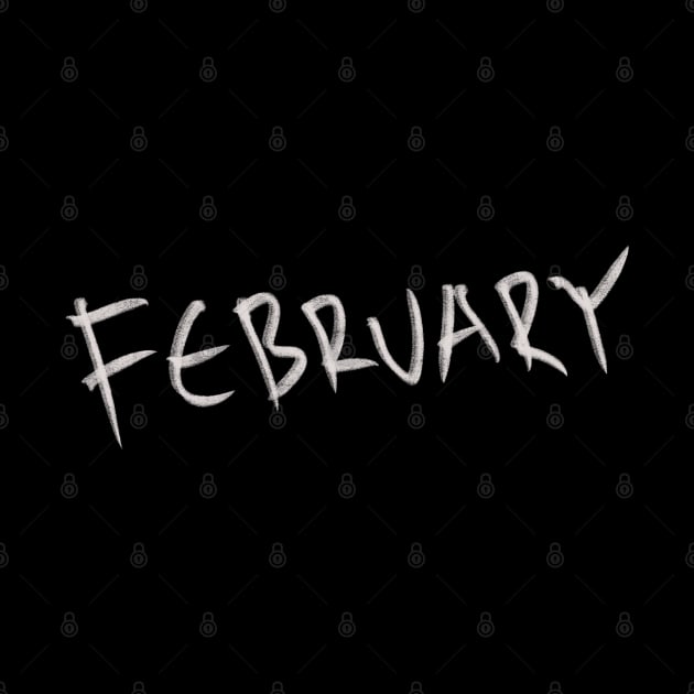 Hand Drawn February Month by Saestu Mbathi