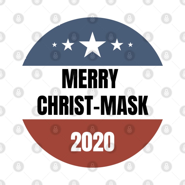 Merry Quarantined Christmask USA by NickDsigns