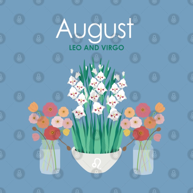 August Birth Flowers by LjM