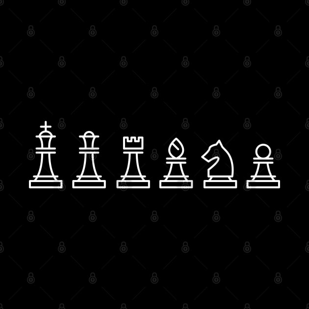 Chess Pieces by ShirtBricks