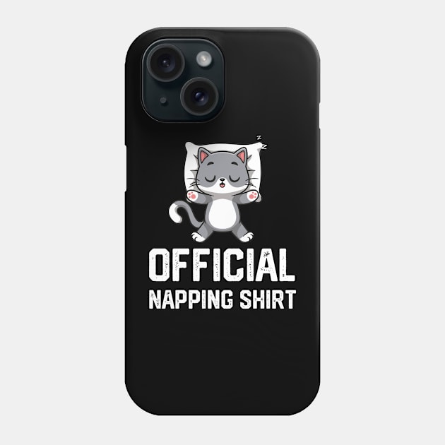 official napping shirt Phone Case by spantshirt