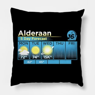 ALDERAAN 5 DAY FORECAST Pillow