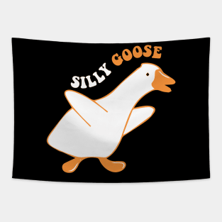 silly goose weird walking Tapestry