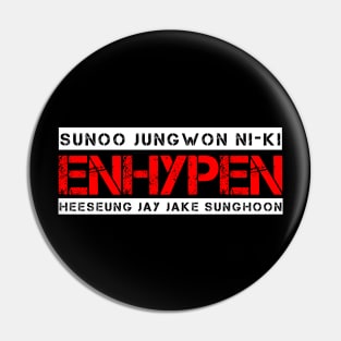 ENHYPEN Cool Aesthetic Design Pin