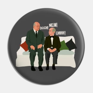 "Nein! - Doch! - Ohhh!" Relive the Comedy Magic with Louis de Funès Pin