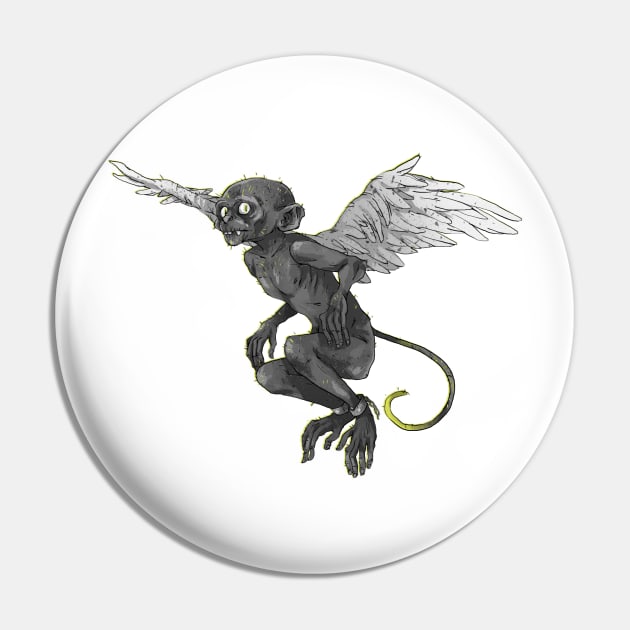 Flying Monkey Pin by KarinaReh