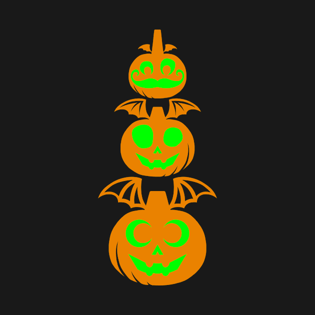 Vampire Pumpkin Trio by OdinUnger