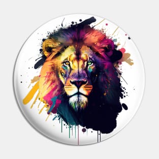 Majestic Lion Head Design Pin