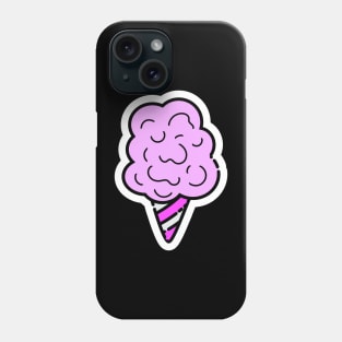 Cotton Candy // Line Art Sticker Phone Case