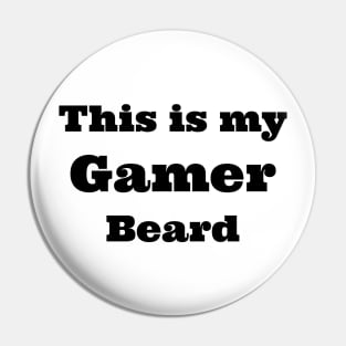 gamer beard Pin