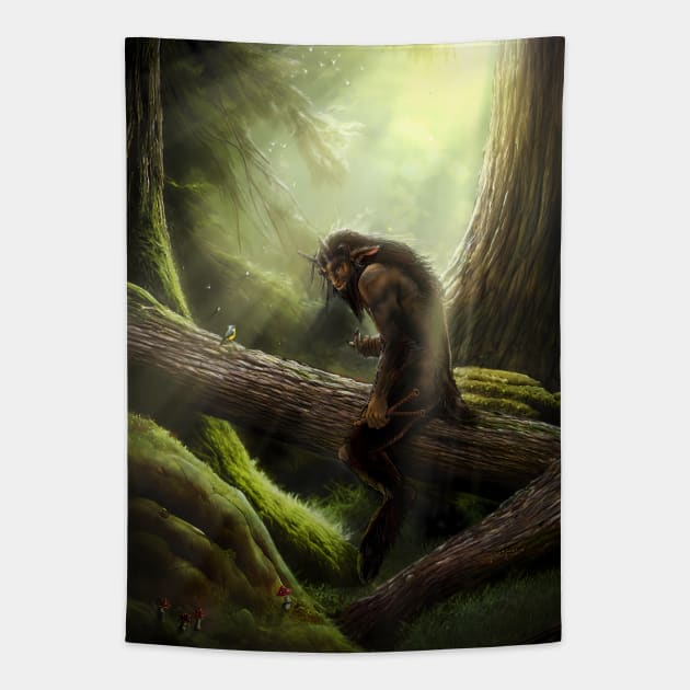 Forest Satyr Tapestry by TheGamingGeeks