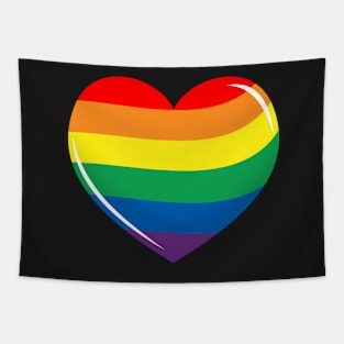 LGBT, LGBT Heart, LGBT Shirt, LGBT Love, LGBT Gift, Heart LGBT Tapestry