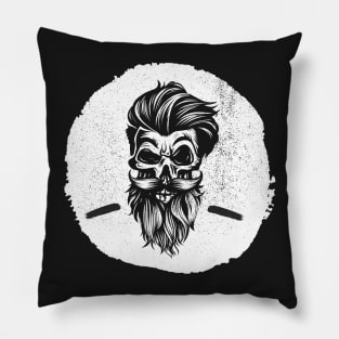 Demon head. Pillow