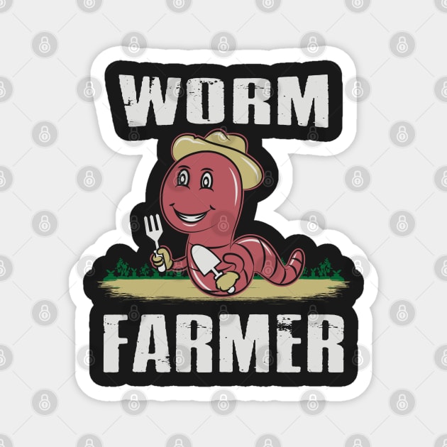 WORM FARMING: Worm Farmer Magnet by woormle