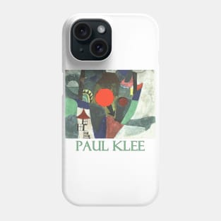 With the Setting Sun by Paul Klee Phone Case