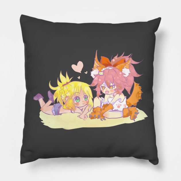 cuties Pillow by townycod13