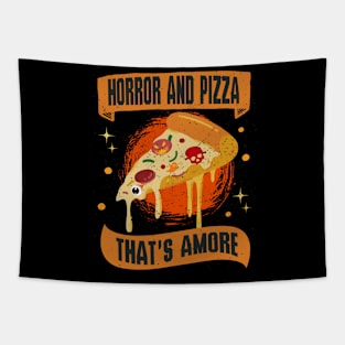 Halloween and Pizza Tapestry