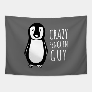 Crazy Penguin Guy Tapestry