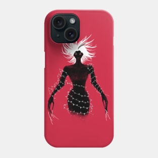 Creepy Demon Girl Ghost In Dress Of Glass Phone Case