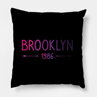 Brooklyn 1986 Pillow