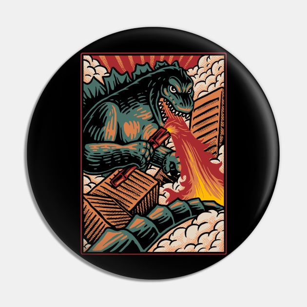 A B-Movie Monster Attacks. Relive the b-movie Japanese monster madness. Pin by BecomeAHipsterGeekNow