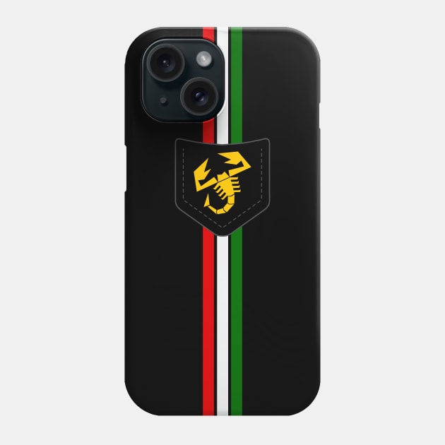 ABARTH Phone Case by HSDESIGNS