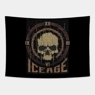Iceage Vintage Skull Tapestry