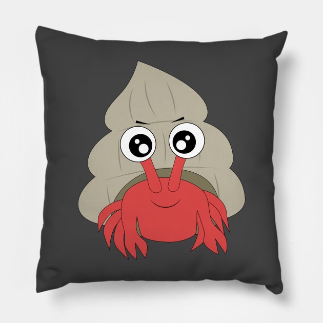 Hermit Crab Pillow by HelenDesigns