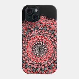 Black n Red Phone Case