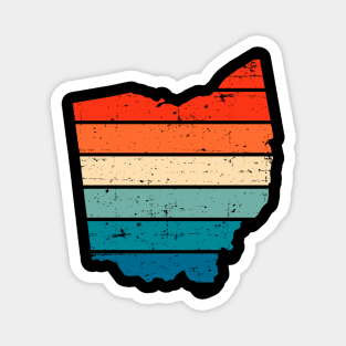 Ohio Retro Magnet