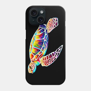 Rainbow Sea Turtle Phone Case