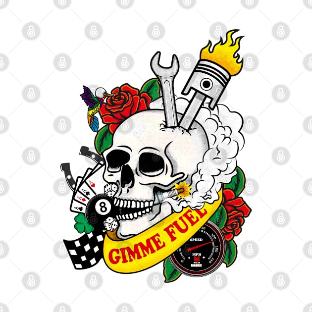 Skull and Smoke - Gimme Fuel by ploxd