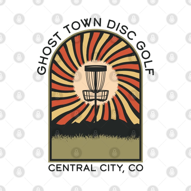 Ghost Town Disc Golf Central City Colorado | Disc Golf Vintage Retro Arch Mountains by KlehmInTime