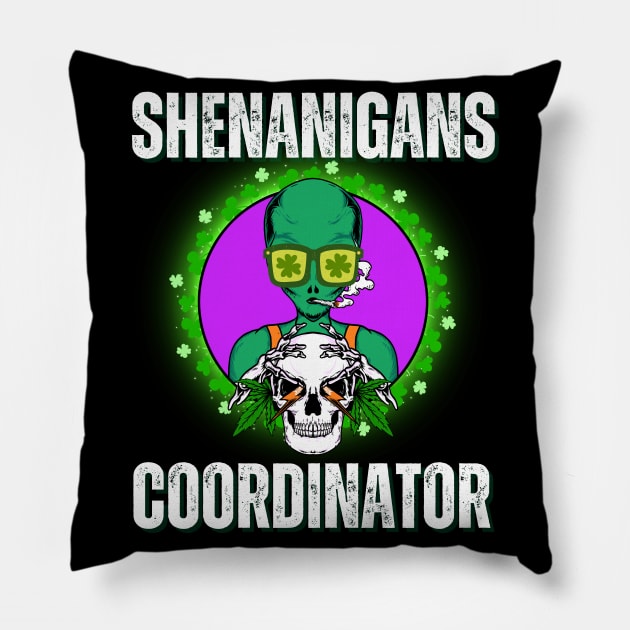 Funny St Patricks Day Pillow by theworthyquote