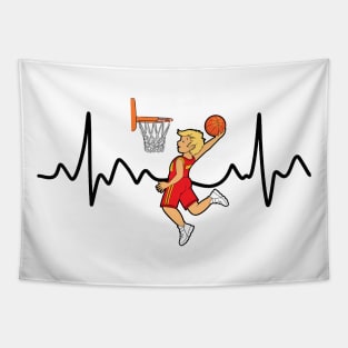 Basketball Pulse Tapestry