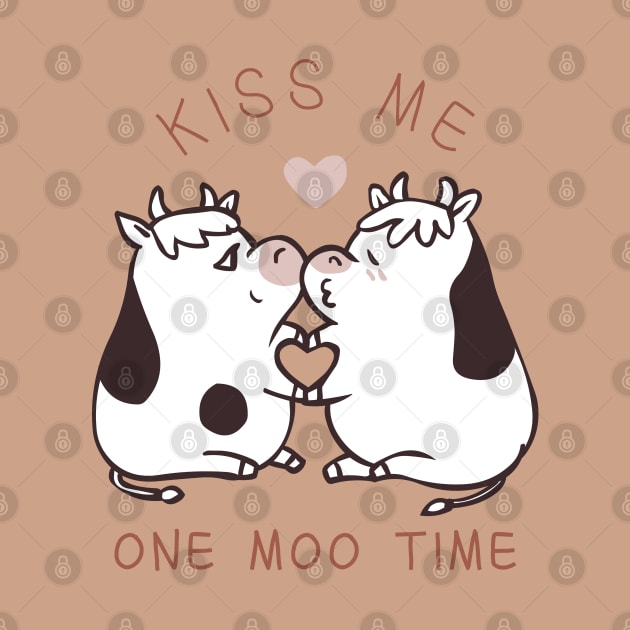 Kiss me one moo time by huebucket