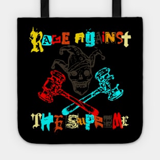 rage against the supreme 10 Tote