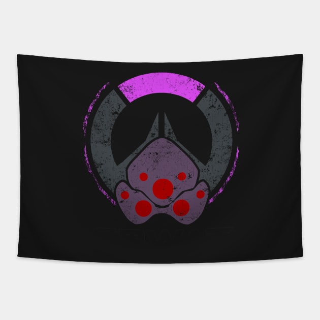 Fear the spider v1 Tapestry by shadowfallen