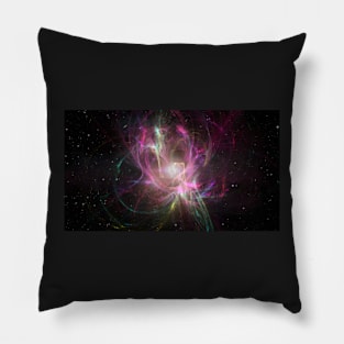 Beautiful Colorful Deep Space Nova Pillow