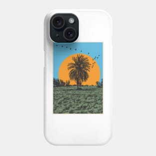 Date Palm Tree Graphic Art Phone Case