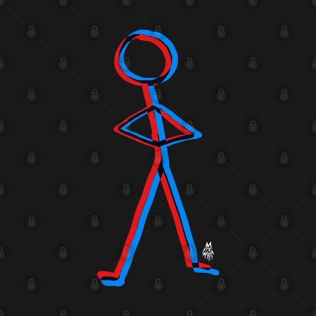 Stick Figure... IN 3D!!! by PickledGenius